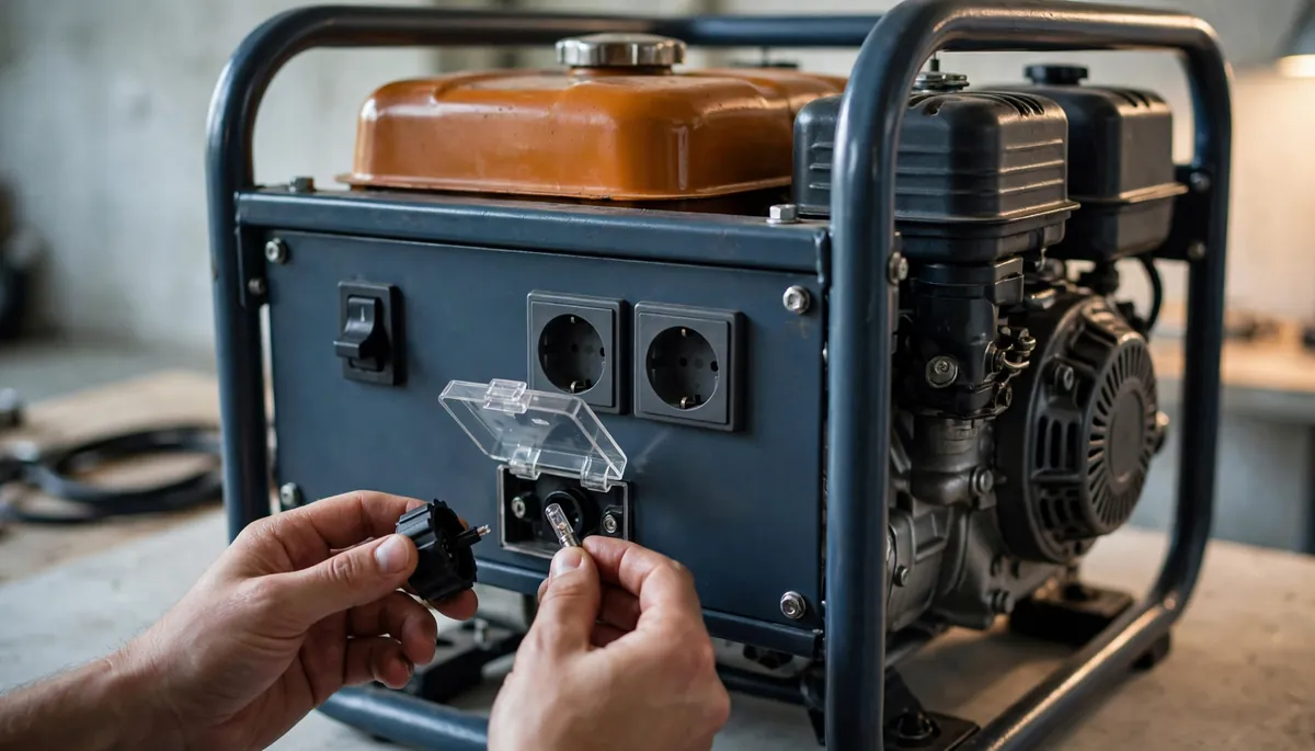 Où se trouve le fusible sur un groupe électrogène ?