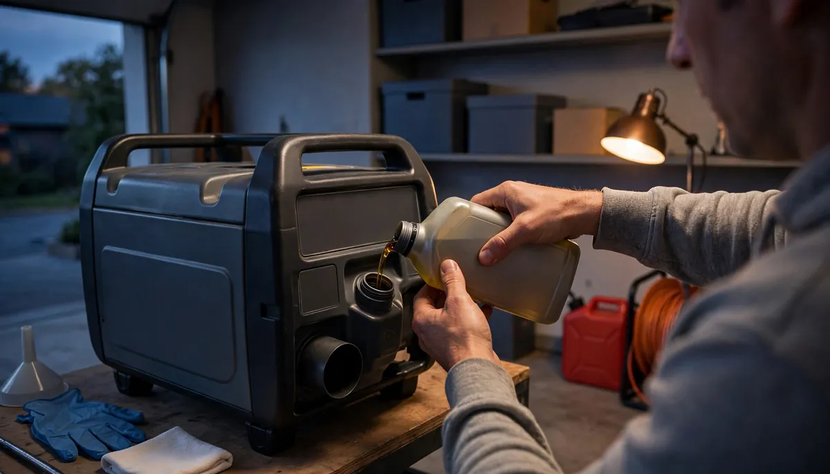 Quelle huile pour un groupe électrogène 4 temps essence ?