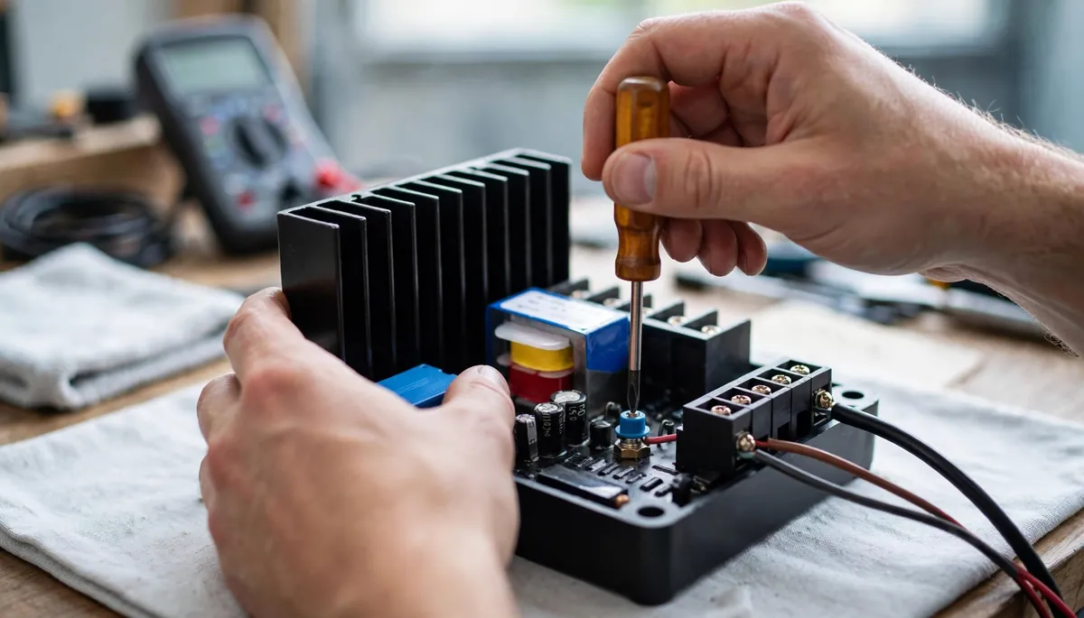Régulateur de tension de groupe électrogène : fonctionnement et réglage